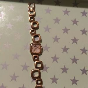 Fossil goldtone watch